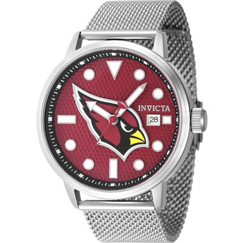 Nfl Arizona Cardinals Quartz Red Dial Watch