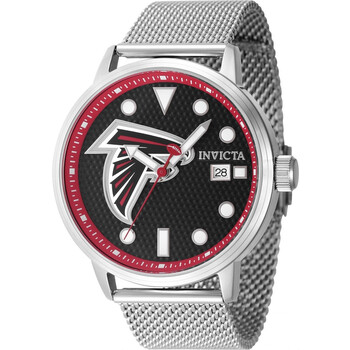 Nfl Atlanta Falcons Quartz Black Dial Watch
