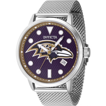 Nfl Baltimore Ravens Quartz Blue Dial Watch