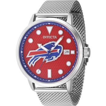 Nfl Buffalo Bills Quartz Red Dial Watch