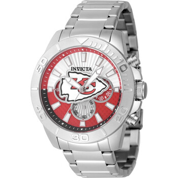 Nfl Kansas City Chiefs Chronograph GMT Quartz Watch