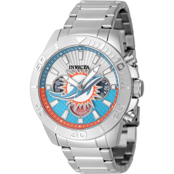 Nfl Miami Dolphins Chronograph GMT Quartz Watch