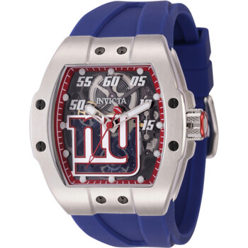 Nfl New York Giants Automatic Red Dial Watch