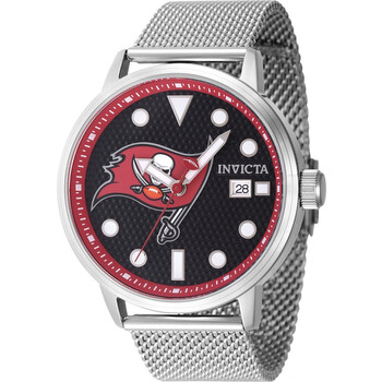 Nfl Tampa Bay Buccaneers Quartz Black Dial Watch