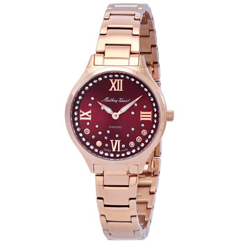Nicole Diamond Quartz Red Dial Watch D985SPR