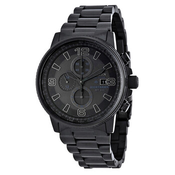 NightHawk EcoDrive Chronograph Watch CA029558E