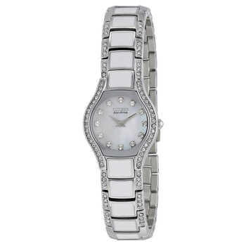 Normandie Mother of Pearl Dial EcoDrive Watch EW987081D