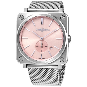 Novarosa Pink Sunray Diamond Dial Watch BRSPKSTSST