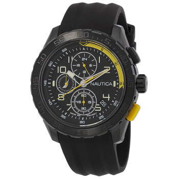 Nst 101 Chronograph Quartz Black Dial Watch NAPNSS302