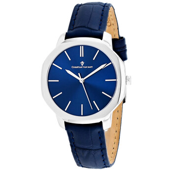 Octave Slim Quartz Blue Dial Watch CV0502