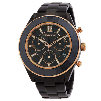 Octea Lux Sport Chronograph Quartz Crystal Black Dial Watch