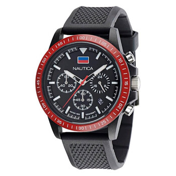One Chronograph Quartz Black Dial Watch NAPNOF3S8