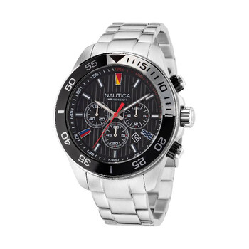 One Chronograph Quartz Black Dial Watch NAPNOS306