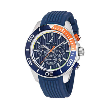 One Chronograph Quartz Blue Dial Watch NAPNOF302