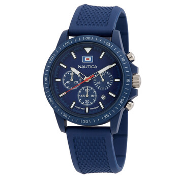 One Chronograph Quartz Blue Dial Watch NAPNOF3S7