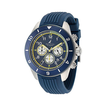 One Chronograph Quartz Blue Dial Watch NAPNOS402