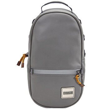 Open Box  Coach Coach Patch Pacer Backpack in Black CopperHeather Grey