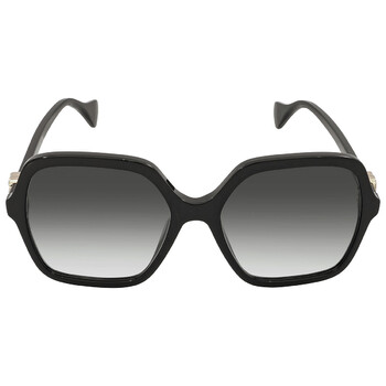 Open Box  Gucci Grey Square Sunglasses GG1072SA 001