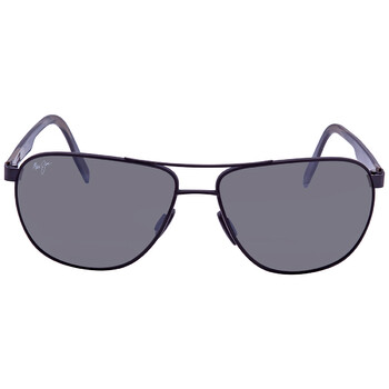 Open Box  Maui Jim Castles Neutral Grey Pilot Sunglasses 7282M