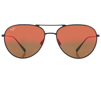 Open Box  Maui Jim Walaka Hawaii Lava Pilot Sunglasses RM88502