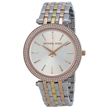 Open Box  Michael Kors Darci Silver Dial Watch MK3203