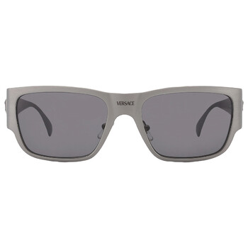 Open Box  Versace Dark Grey Rectangular Sunglasses VE2262 126287
