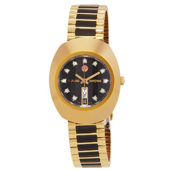 Original Automatic Diamond Black Dial Watch R12413614