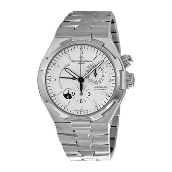Overseas Dual Time Automatic Silver Dial Stainless Steel Watch 47450B01A9226