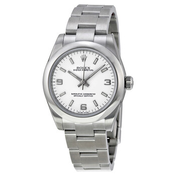 Oyster Perpetual 31 mm White Dial Stainless Steel Bracelet Automatic Watch 177200WASO