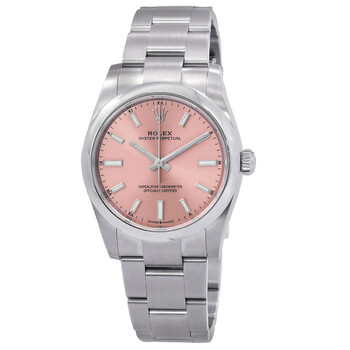 Oyster Perpetual 34 Automatic Chronometer Pink Dial Watch 124200PKSO