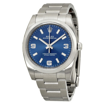 Oyster Perpetual 34 Blue Dial Stainless Steel Bracelet Automatic Watch 114200BLASO