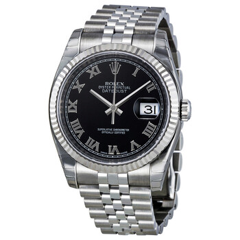 Oyster Perpetual 36 mm Black Dial Stainless Steel Jubilee Bracelet Automatic Watch 116234BKRJ
