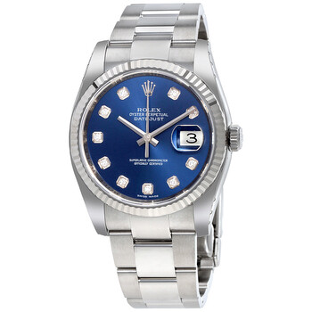 Oyster Perpetual 36 mm Blue Dial Stainless Steel Bracelet Automatic Watch 116234BLDO