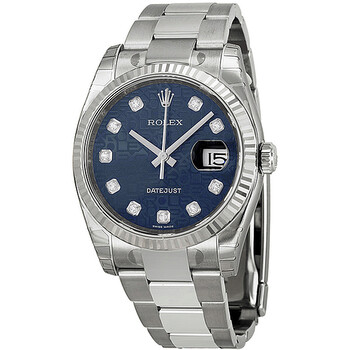 Oyster Perpetual 36 mm Blue Dial Stainless Steel Bracelet Automatic Watch 116234BLJDO