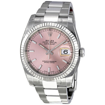 Oyster Perpetual 36 mm Pink Dial Stainless Steel Bracelet Automatic Watch 116234PSO
