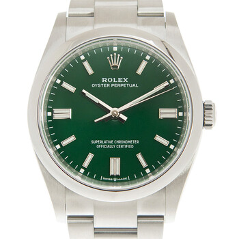 Oyster Perpetual Automatic Chronometer Green Dial Watch 126000GNSO
