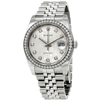 Oyster Perpetual Datejust 36 Silver Dial Stainless Steel Jubilee Bracelet Automatic Watch 116244SJDJ