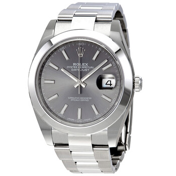 Oyster Perpetual Datejust Rhodium Dial Automatic Watch 126300RSO