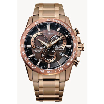 PCAT Perpetual Alarm World Time Chronograph Brown Dial Watch CB589654X