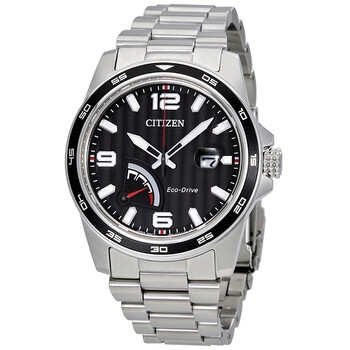 PRT Black Dial Stainless Steel Watch AW703057E