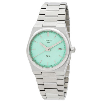 PRX Quartz Light Green 35mm Dial Watch T1372101109100