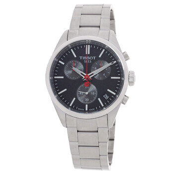 PR 100 Chronograph Quartz Black Dial Watch T1504171105101