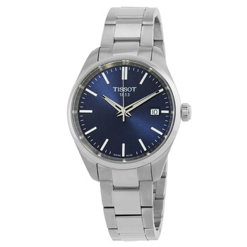PR 100 Quartz Blue Dial Watch T1502101104100