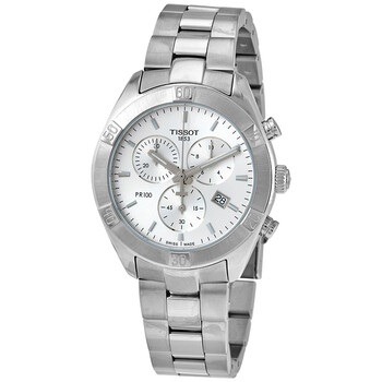 PR 100 Sport Chic Chronograph Quartz Silver Dial Watch T101.917.11.031.00