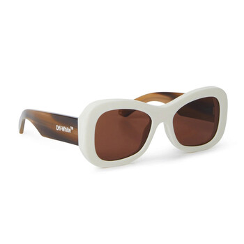 Pablo Brown Oval Sunglasses OERI040 0264