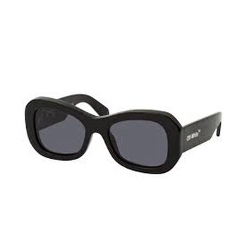 Pablo Dark Grey Oval Sunglasses OERI040 1007
