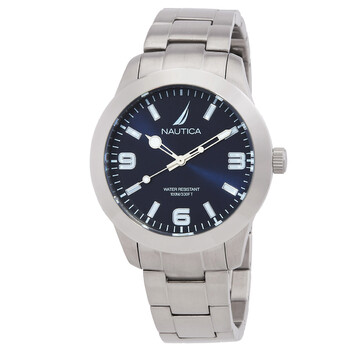 Pacific Beach Quartz Blue Dial Watch NAPPBF201