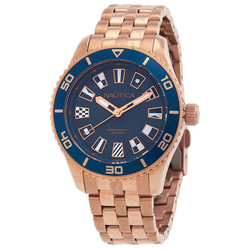Pacific Beach Quartz Blue Dial Watch NAPPBS027