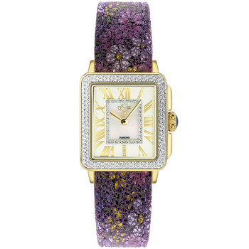 Padova Floral Mother of Pearl Dial Watch 12305F