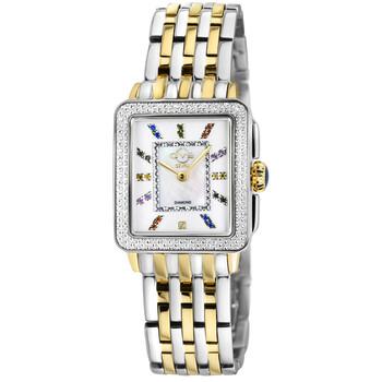 Padova Gemstone Diamond Mother of Pearl Dial Watch 12334B